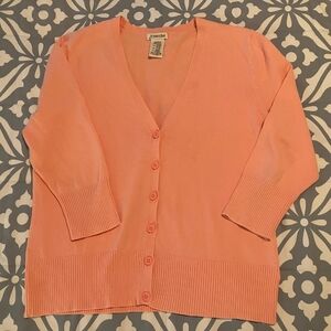 Peach cardigan
